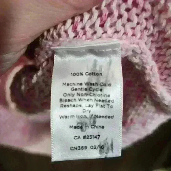 Talbots Pink Knit Sweater, Size S - Picture 5 of 6